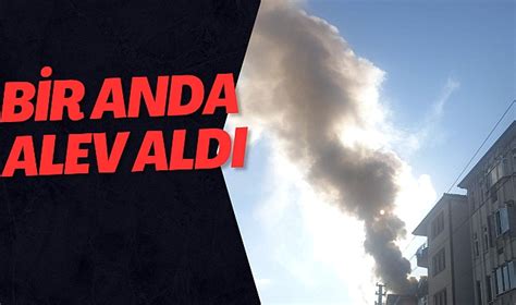 BİR ANDA ALEV ALDI ASAYİŞ BARTIN HALK GAZETESİ BARTIN HABER