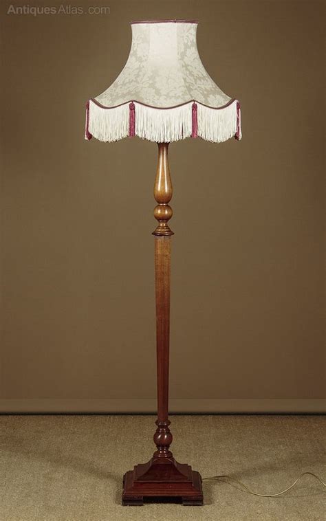 Antiques Atlas Art Deco Mahogany Standard Lamp C 1930