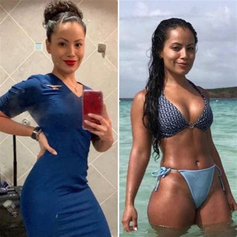 Sexy Flight Attendants With And Without Their Uniforms 30 PICS