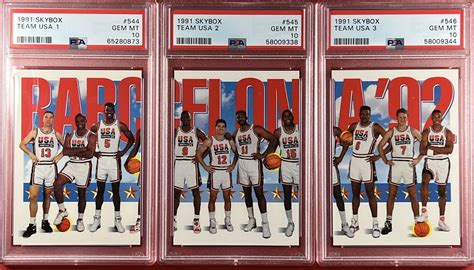 Skybox Dream Team Usa Set Michael Jordan Psa