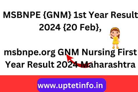 MSBNPE GNM 1st Year Result 2025 Jan Msbnpe Org GNM Nursing First