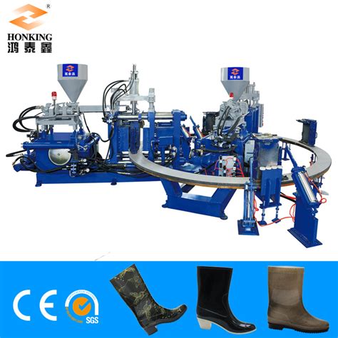 Hm C Rotary Automatic Pvc Rain Boots Injection Molding Machine