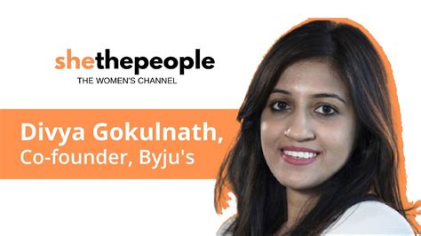 Divya Gokulnath Byju S Co Founder On Shethepeople Tv For Women S Day