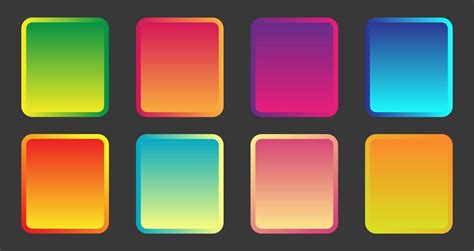 set  beautiful gradient color pallet  vector art  vecteezy