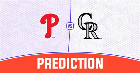 Phillies Vs Rockies Prediction And Mlb Tips April