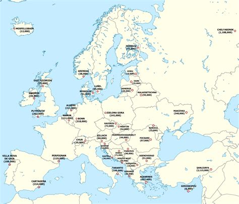 Biggest Cities in Europe with No Club in the First Tier | FM Scout