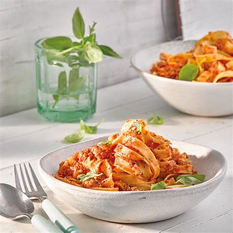 Geflügel Bolognese Pfanne mit Pilzen Rezept WW Deutschland