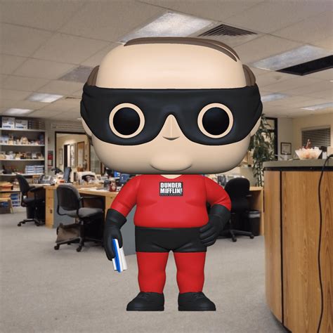 Funko POP! The Office - Kevin as Dunder Mifflin Superhero - Vaulted ...