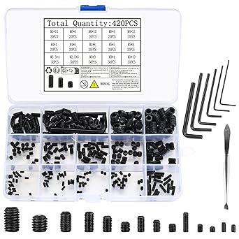 Pezzi Set Di Viti Senza Testa A Esagonale Viti A Brugola Con