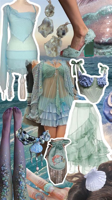 Mermaid Inspired Fashion Mermaird Mermaidaesthetic Mermaids