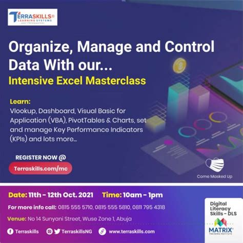 Intensive Excel Masterclass Terraskills Professional Training In Abuja Skills To Excel