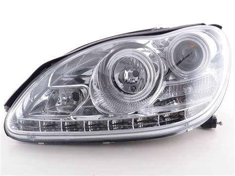 Scheinwerfer Set Daylight Led Tfl Optik Mercedes S Klasse W