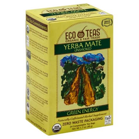 Eco Tea Yerba Mate Tea 24 Bags 6 Pk 24 Bg Kroger