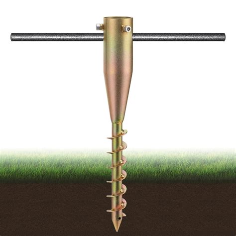 Buy Beach Umbrella Anchor, 17 Inches Heavy Duty Metal No Dig Ground