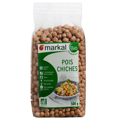 Pois Chiches BIO Markal 500 G La Belle Vie Courses En Ligne