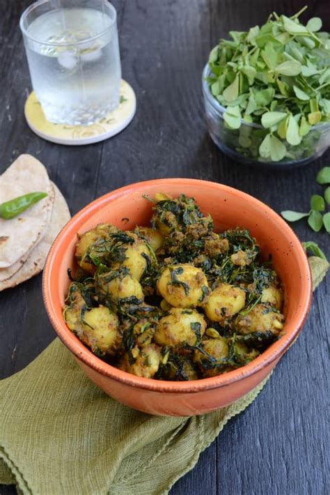 Methi Aloo Recipe How To Make Methi Aloo At Home