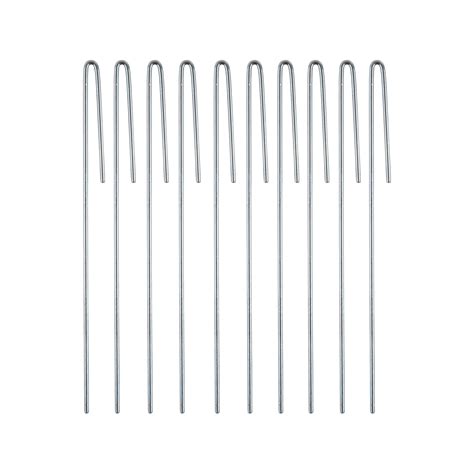 Tuscan Path 280mm Galvanised Garden Edging Peg 10 Pack Bunnings