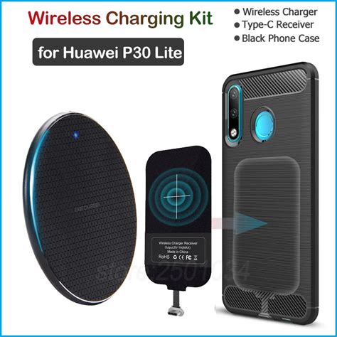 Wireless Charging For Huawei P30 Lite Qi Wireless Chargerusb Type C Receiver Adapter T Soft