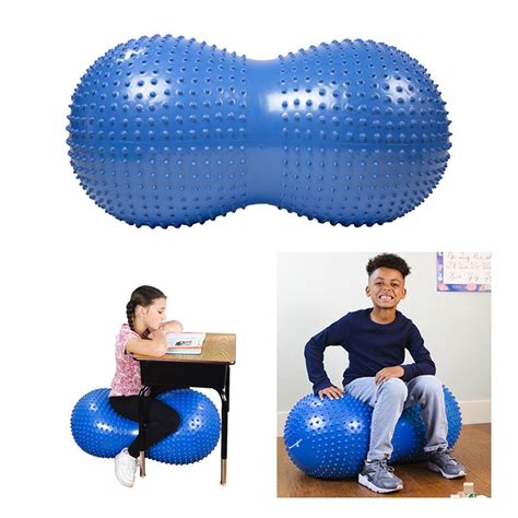 Sensory Peanut Stability Ball - BBASR95BU | Bouncy Bands | Chairs