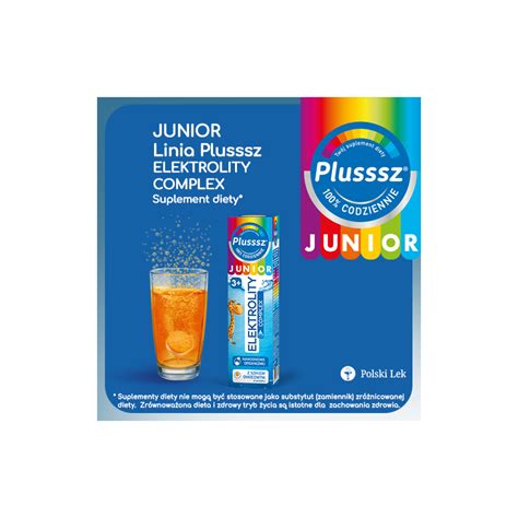 Plusssz Junior Elektrolity Complex Cena Opinie Aptekaprima