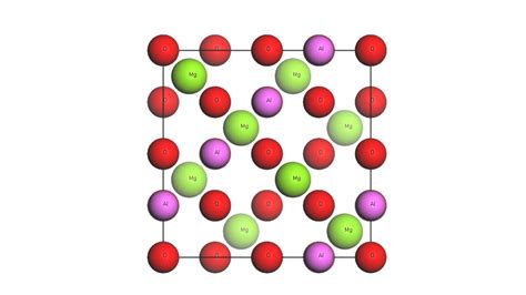 Mgal O Normal Spinel Crystal Structure Ab O Type Crystal