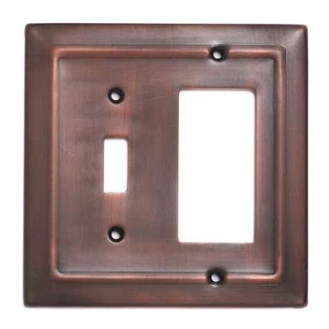 Monarch Abode Architectural 2 Gang 1 Toggle 1 Rocker Wall Plate