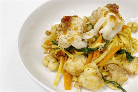 XO Noodles with Slipper Lobster | Manettas Seafood | Seafood Recipes