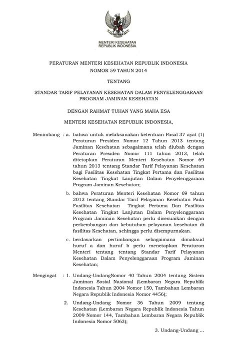 Undang Undang Republik Indonesia Nomor Tahun Tentang Kesehatan