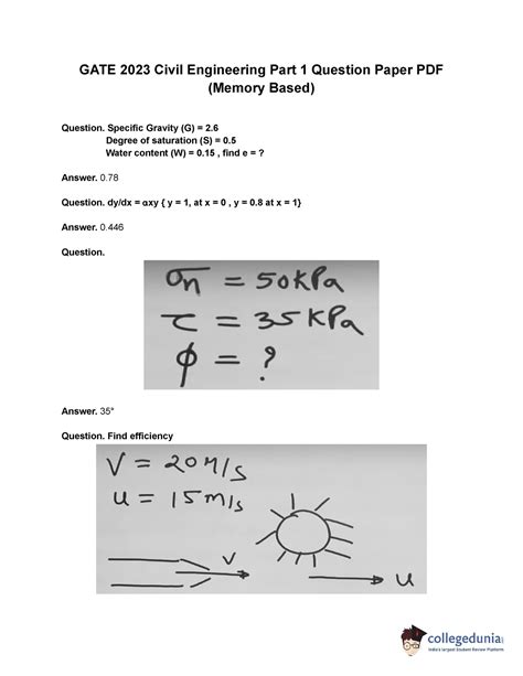 Gate 2023 Civil Engineering Part 1 Question Paper 0c6cac54166