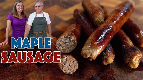 Homemade Maple Apple Pork Breakfast Sausages Recipe Youtube