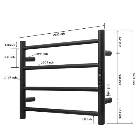 Keg Smart Wifi Towel Warmer Wall Mounted With Built In Timer And