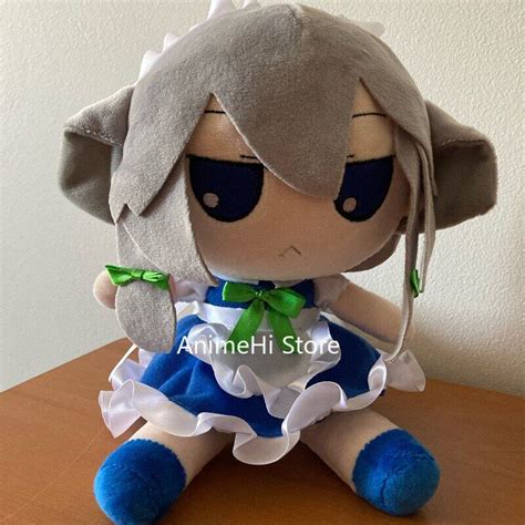 Touhou Project Fumo Plush Inu Sakuya Toy 28cm Cosplay Pillow Anime Doll