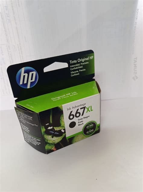 Tinta Hp 667xl Negro Original Cuotas sin interés