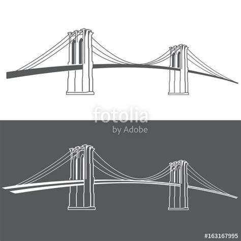 Brooklyn Bridge Line Drawing at PaintingValley.com | Explore collection ...