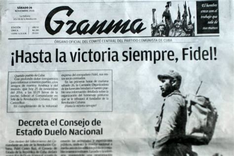 El periódico Granma de Cuba estrena diseño EL ESPECTADOR