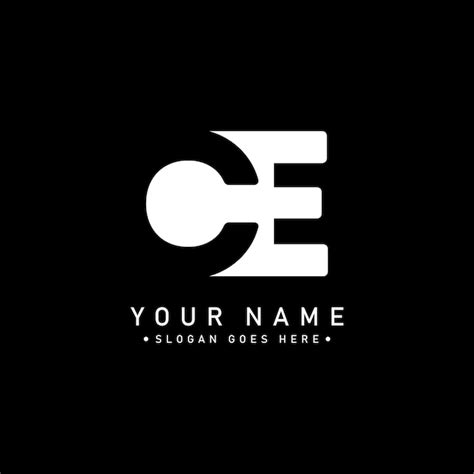 Premium Vector Initial Letter Ce Logo Minimal Vector Logo