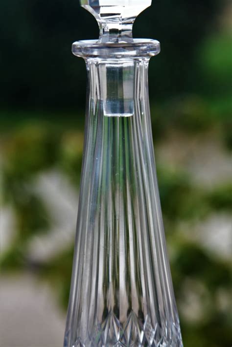 Grande Carafe Vin Blanc En Cristal Taill De Baccarat Mod Le Lagny