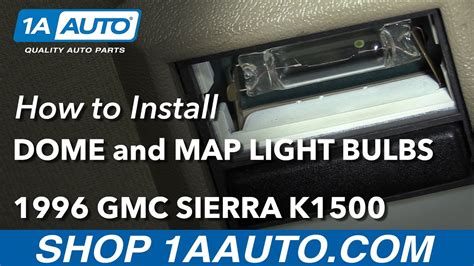 How To Replace Dome Map Light Bulbs 1988 98 GMC K1500 1A Auto