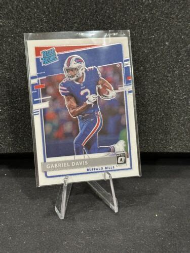 Gabriel Davis 2020 Panini Donruss Optic Rated Rookie RC 187 Buffalo