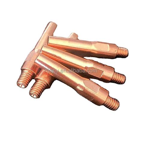 Welding Tips For Mig/mag Welding Chromium Zirconium Copper Contact Tip Gas Shielded Welding Gun ...