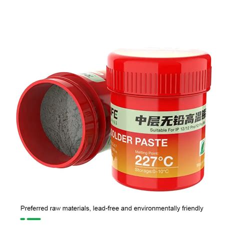 Buy Relife RL 406 227C 40gm High Temperature Lead Free Solder Paste