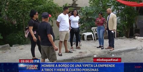 Hombre En Yipeta Emprende A Tiros Y Hiere Cuatro Personas