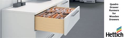 Drawer Systems Hettich Quadro Drawer Runners For Wooden Drawers