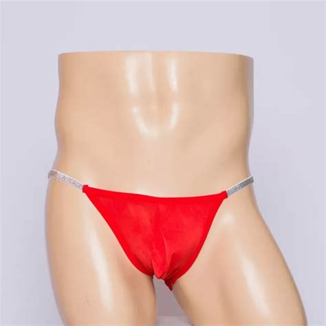 Slips De Bikini Garniture En Dentelle Culotte Homme Poche Sissy