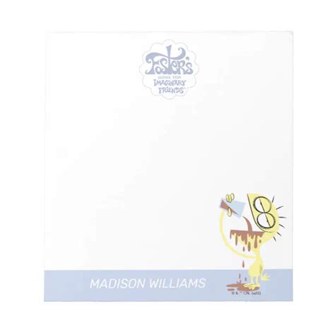 Foster S Home For Imaginary Friends Cheese Notepad Zazzle