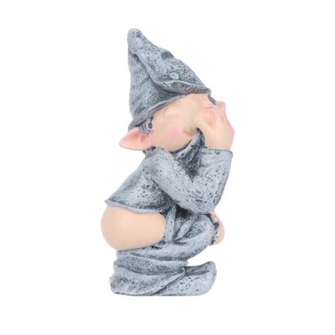 Kitcheniva Pooping Naughty Resin Gnome Miniature Garden Statue Michaels