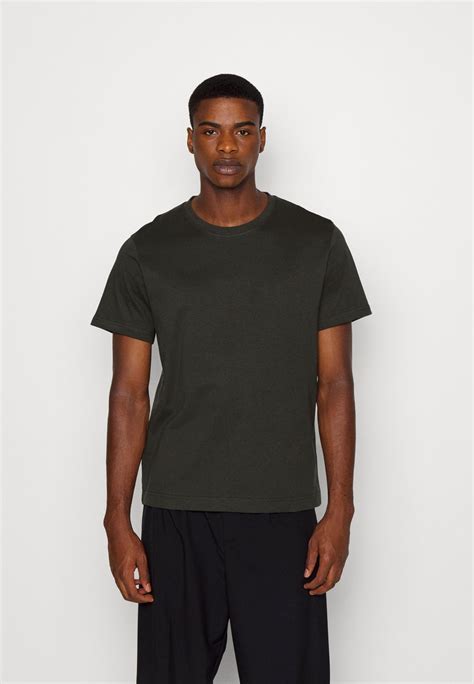 Arket T Shirt Basic Khaki Green Cachi Zalando It