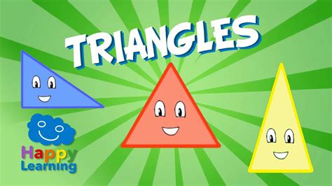 Triangles Educational Video For Kids Youtube