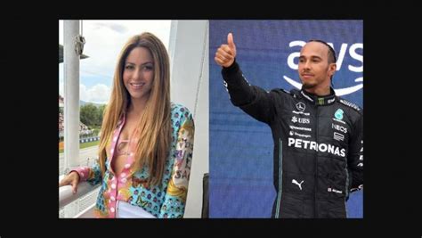 Shakira y Lewis Hamilton se mostraron nuevamente juntos en España La