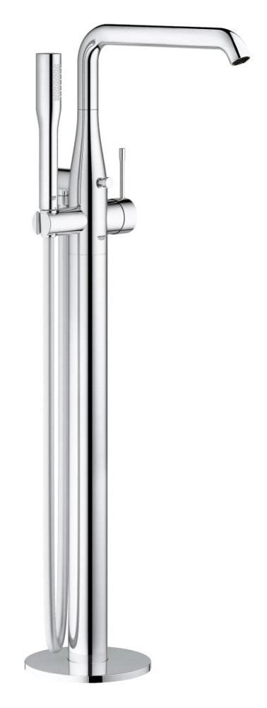 Essence Single Lever Bath Mixer Floor Mounted Chrome